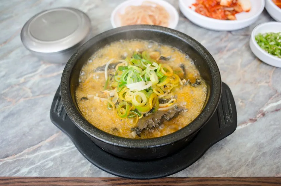 애호박 된장국
